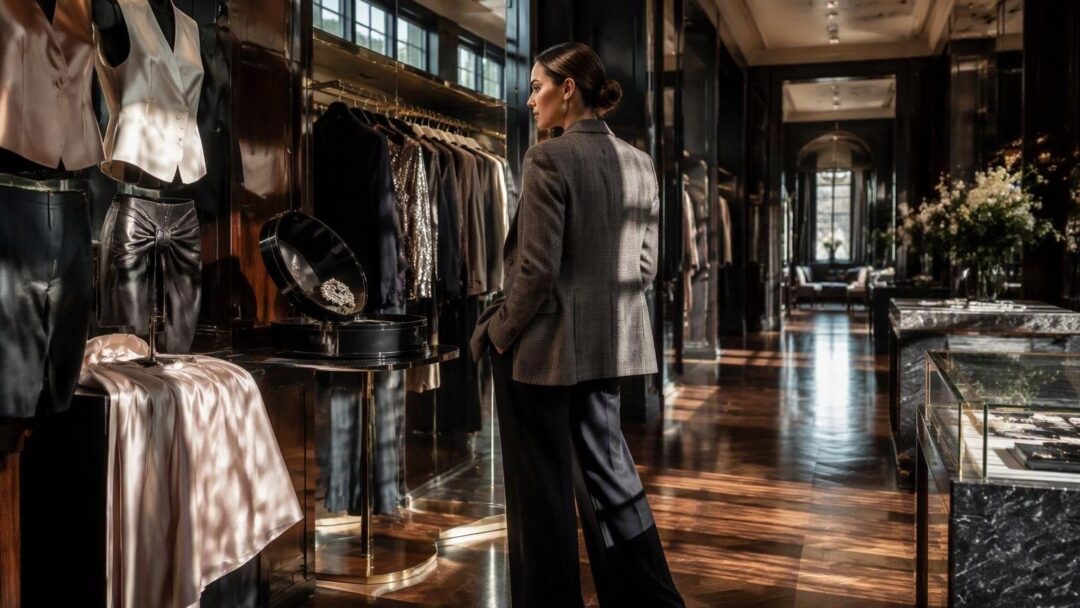 Eleganza da sciura: tailleur, bijoux e tessuti pregiati