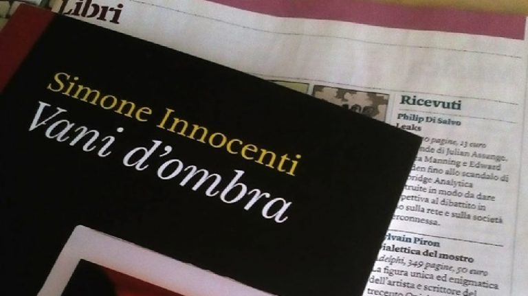 Vani d’ombra di Simone Innocenti: la presentazione alla Libreria Verso