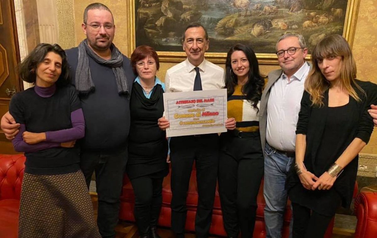 A Palazzo Marino l’incontro tra le Sardine e il sindaco Beppe Sala