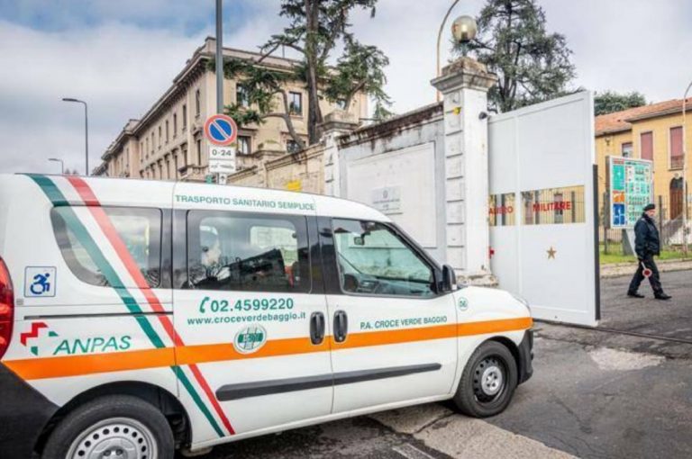 Coronavirus, infermiere contagiato all’ospedale militare di Baggio