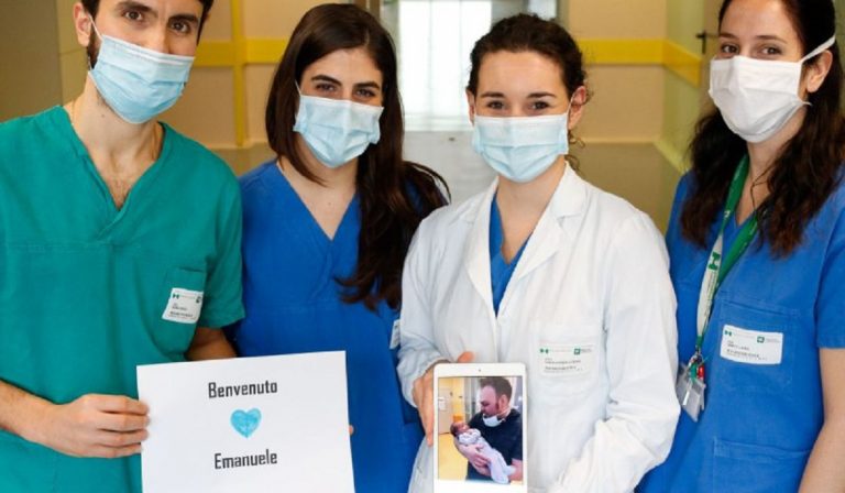 Coronavirus, Carlo diventa papà mentre è ricoverato al Niguarda