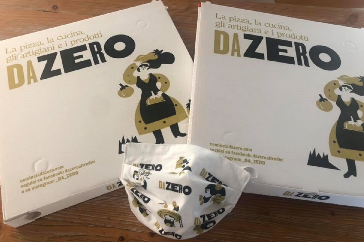 Pizzerie a domicilio: a Milano regalano mascherine e lievito madre