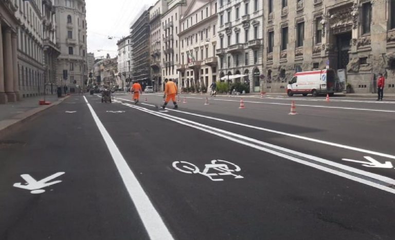 Coronavirus: Milano ridisegna la viabilità in previsione della fase 2