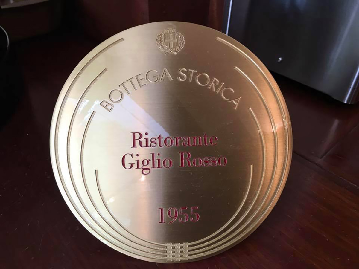Il Giglio Rosso, ristorante storico nel cuore di Milano
