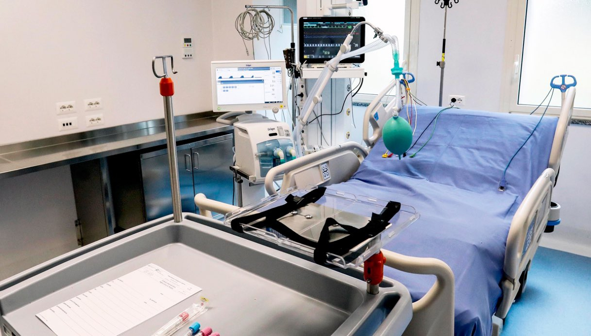 Il reparto di terapia intensiva ad alto biocontenimento del Sacco