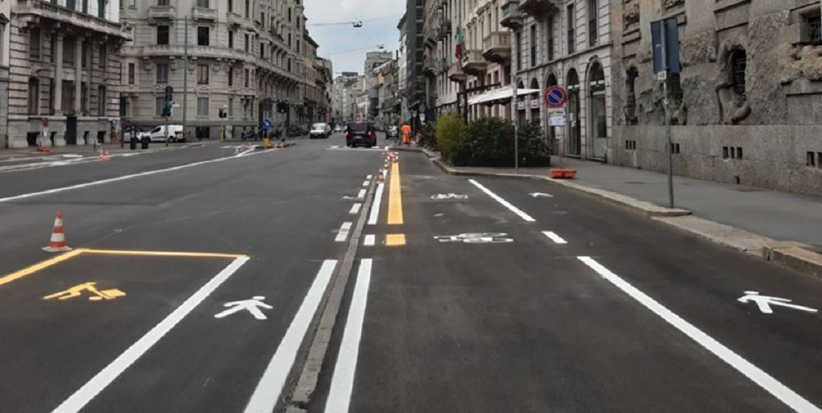 La nuova ciclabile di Milano è un successo: 6 mila bici ogni giorno