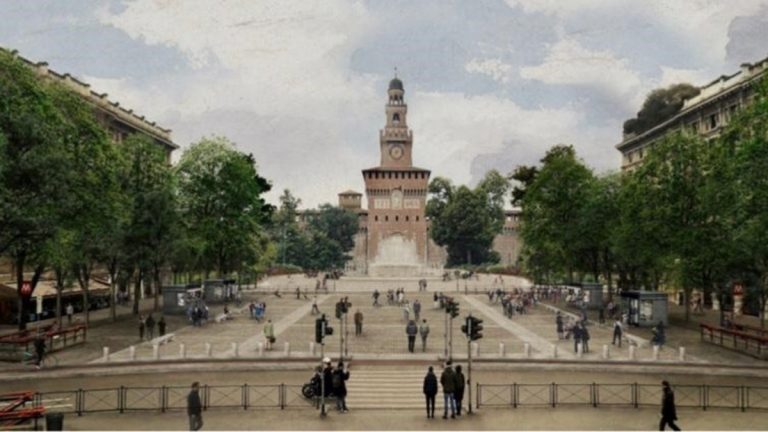 riqualificazione piazza castello milano