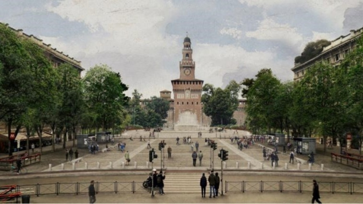 Riqualificazione Piazza Castello a Milano: come diventerà
