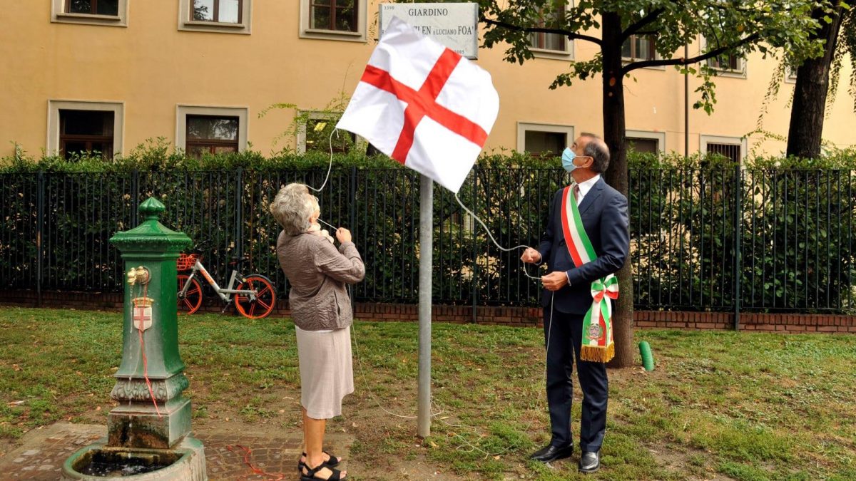 Beppe Sala intitola un giardino di Milano a Luciano Foà