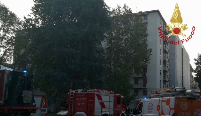 Esplosione palazzo piazzale Libia