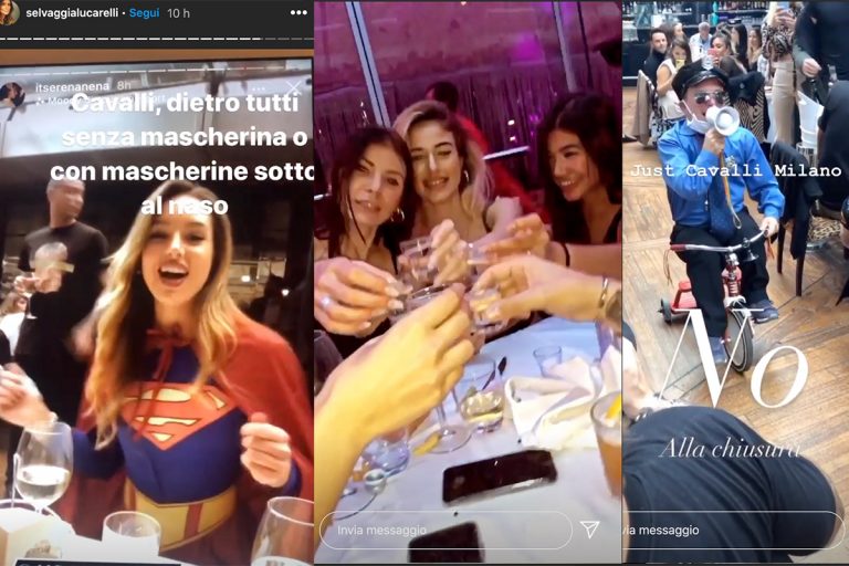 Selvaggia Lucarelli festa Just cavalli