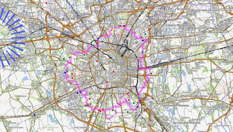 80km intorno a Milano, ecco la mappa di AbbracciaMi