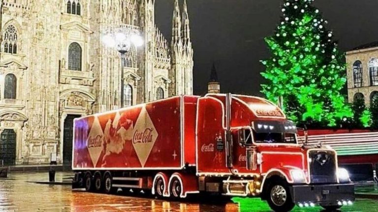 coca cola camion milano