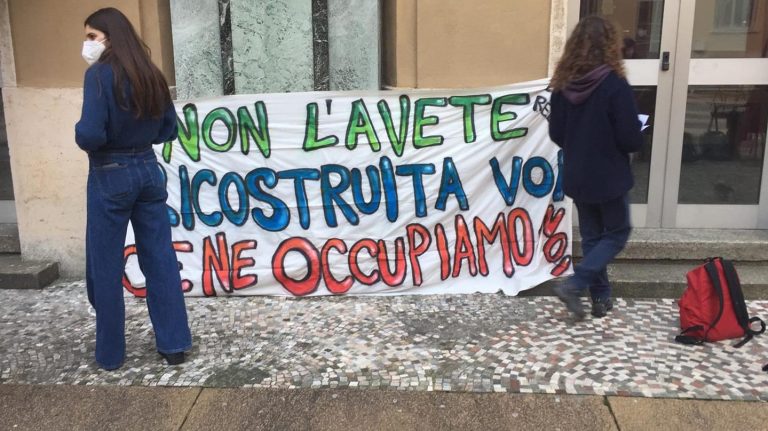 Occupazione al Liceo Berchet: proseguono le proteste contro la dad