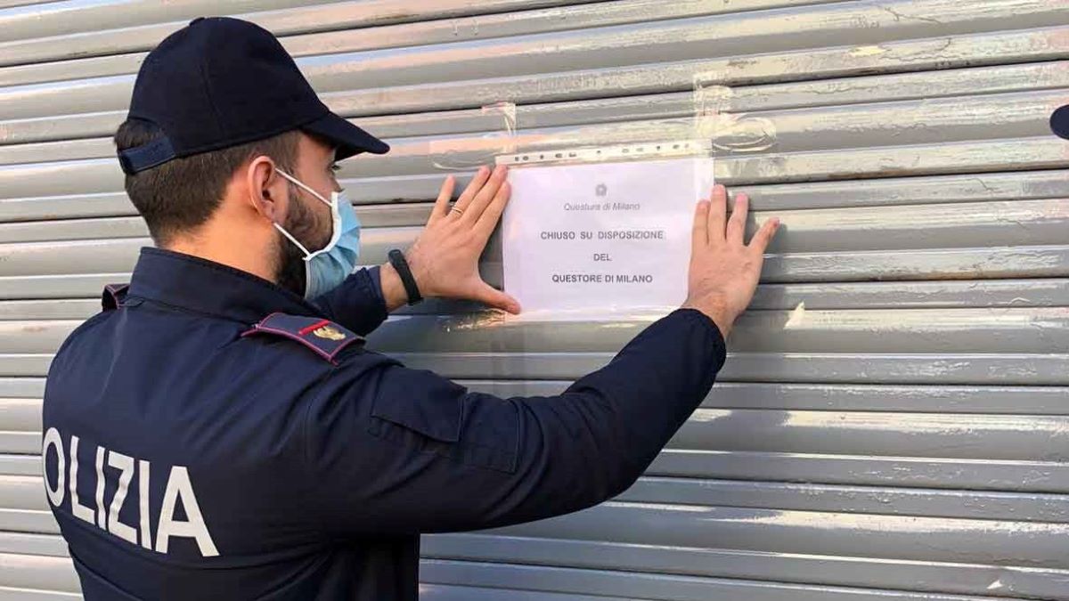 16 Negozi chiusi per cinque giorni a Milano: violavano norme anti covid