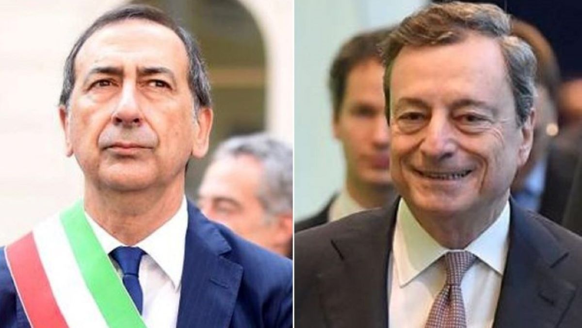 Beppe Sala e Mario Draghi: una collaborazione non ostentata