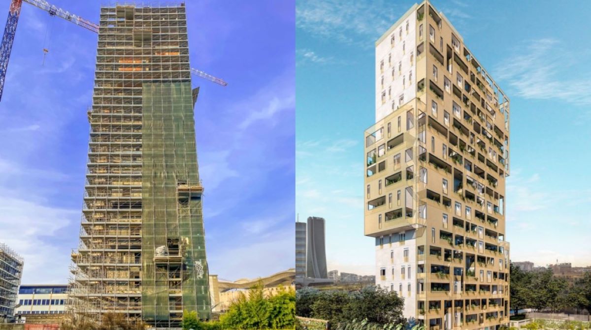 Torre Aurora: il grattacielo quasi ultimato nella CityLife di Milano