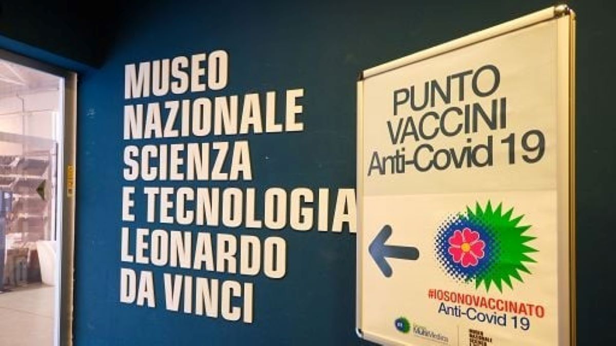 Vaccino Anti Covid 19: punto vaccinale al Museo della Scienza di Milano