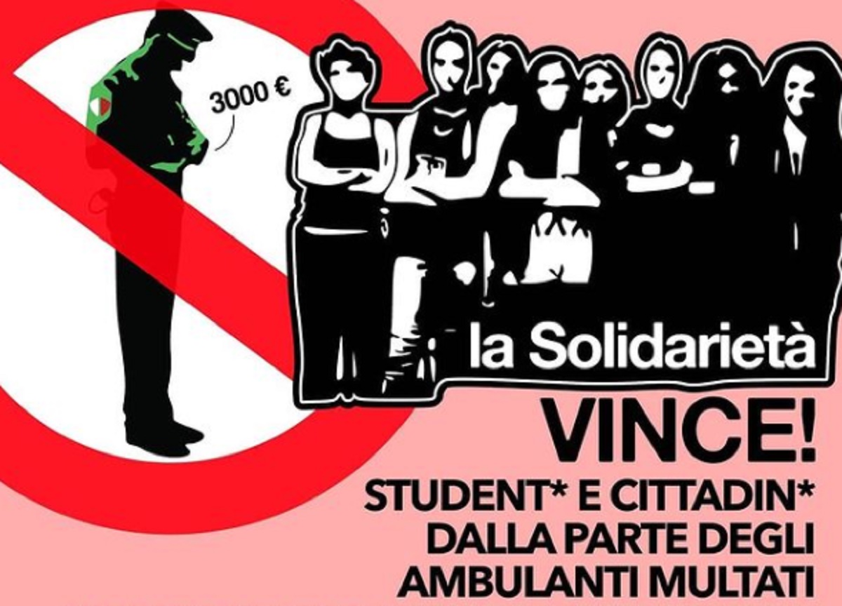 Ambulanti multati in Università: raccolta fondi per pagare le sanzioni