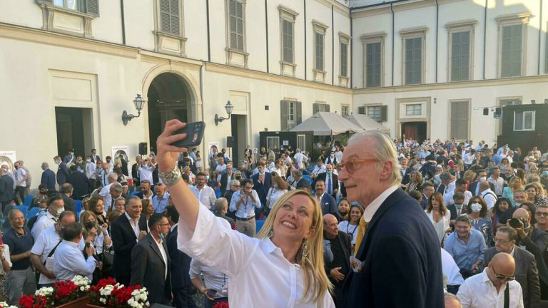 Vittorio Feltri e Giorgia Meloni