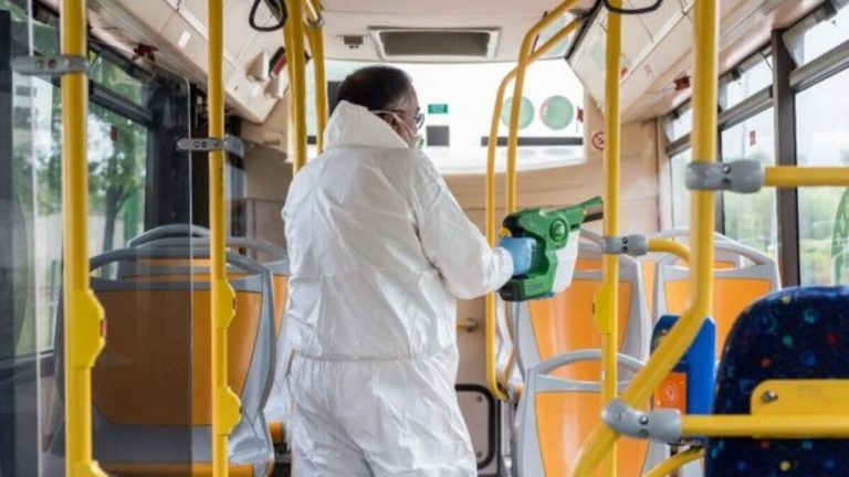 Sanificazione mezzi di trasporto