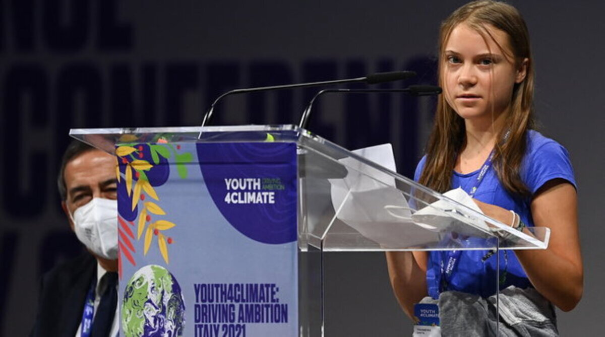 Greta Thunberg a Milano per la conferenza Youth4Climate