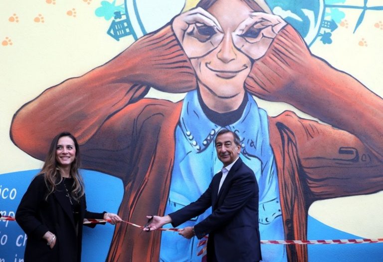 il murales dedicato a Francesca Barbieri