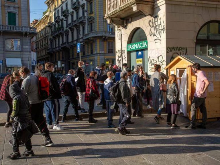 record tamponi anti covid, Milano