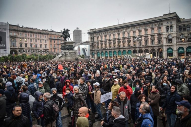 No Green Pass Milano, nasce l’idea di una manifestazione nazionale
