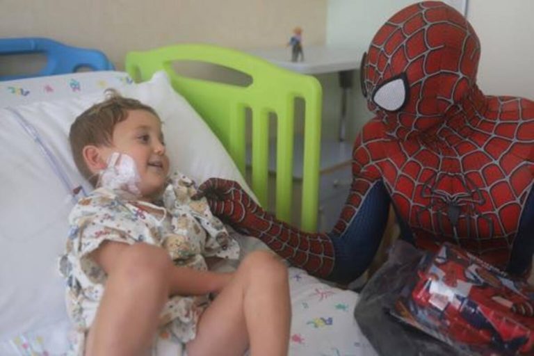Spiderman, pazienti Niguarda