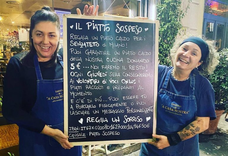 Piatto sospeso trattoria Milano