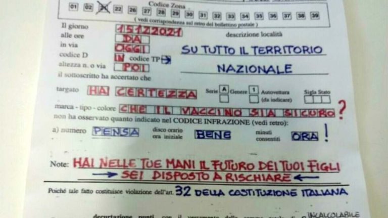 Finte multe no vax: le contravvezioni sulle auto in sosta a Milano