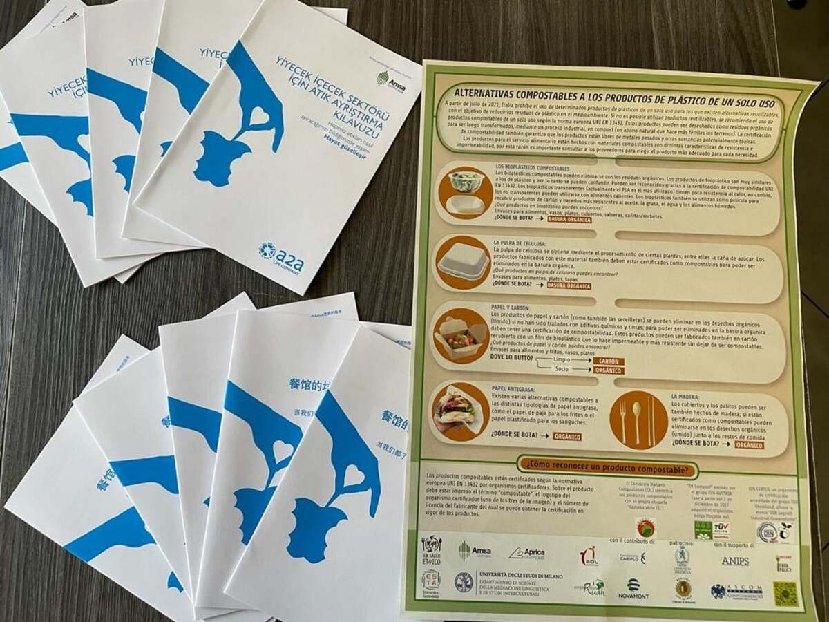 Stop alla plastica monouso nei ristoranti di Milano: il progetto di Amsa