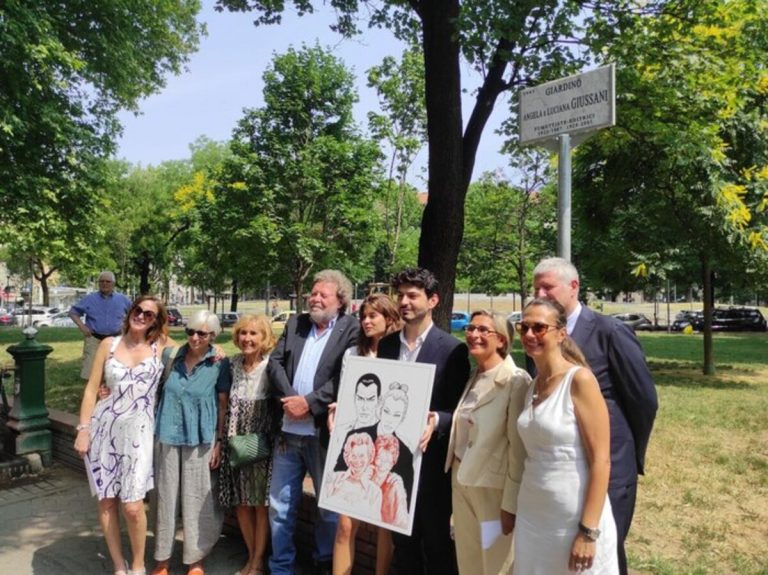 Il giardino di Milano dedicato alle sorelle che inventarono Diabolik