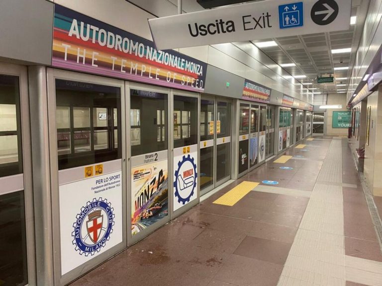 L’Autodromo di Monza compie 100 anni: allestito un treno della M5 per celebrare l’evento