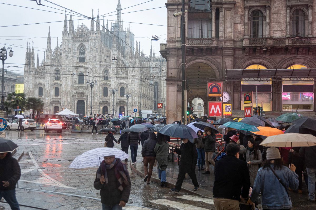 Meteo Milano: arriva la pioggia, ma per poco
