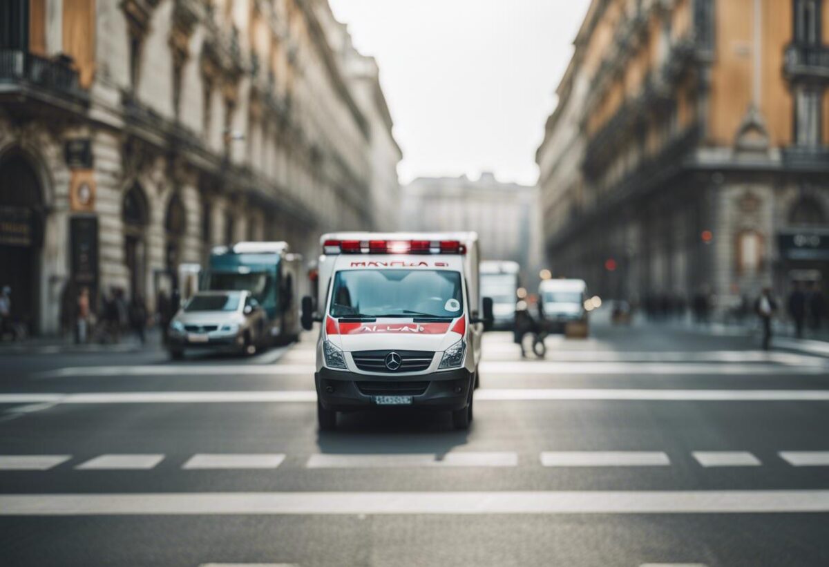 A Milano, un uomo di 220 chili necessita di essere portato in ospedale, e i vigili del fuoco hanno dovuto intervenire, facendolo scendere dal quinto piano utilizzando una barella speciale.