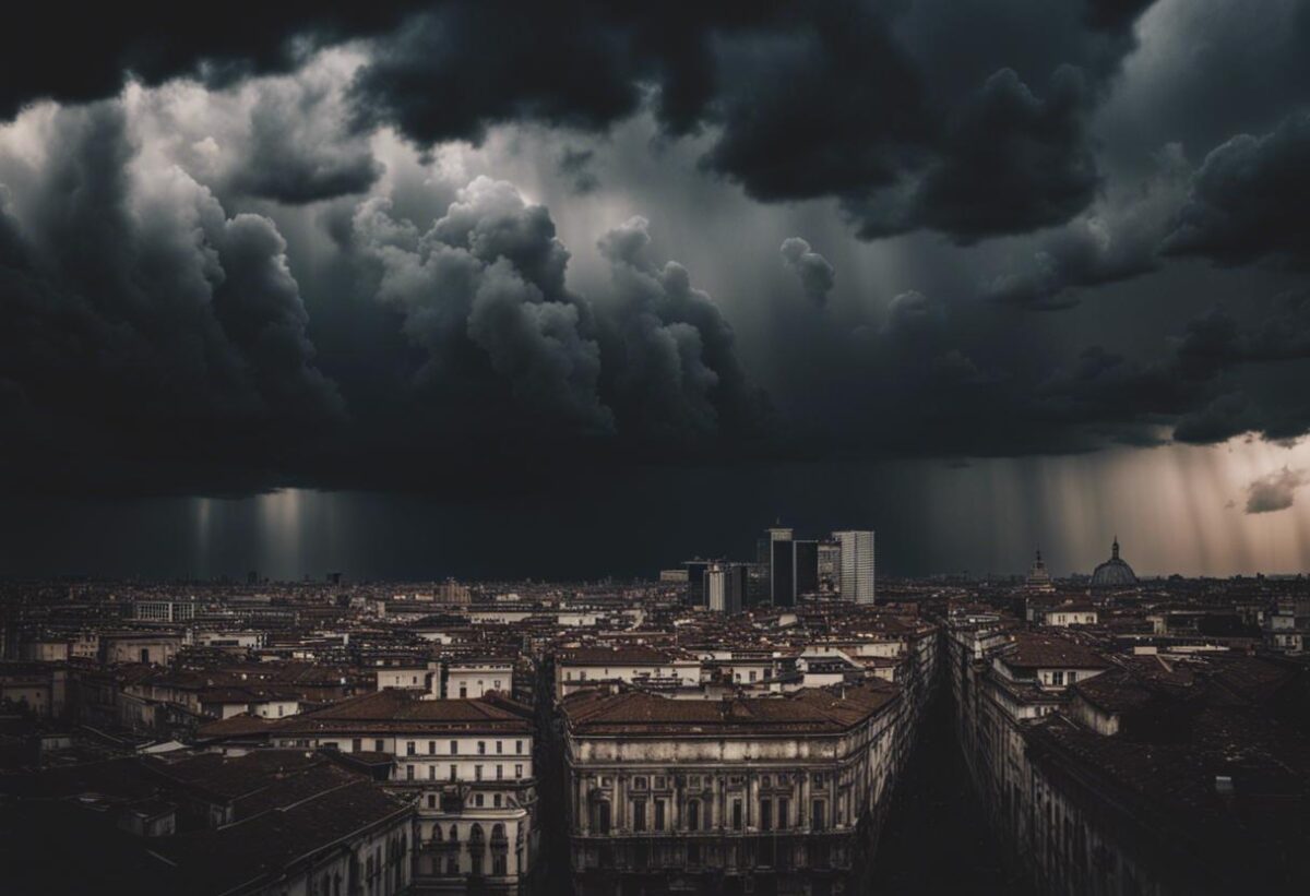 Milano si prepara per una violenta tempesta: è stata dichiarata un’allerta di livello arancione.