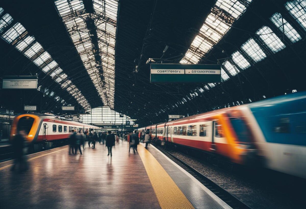 Il metodo impiegato da un duo di malviventi per derubare una signora in una stazione ferroviaria.