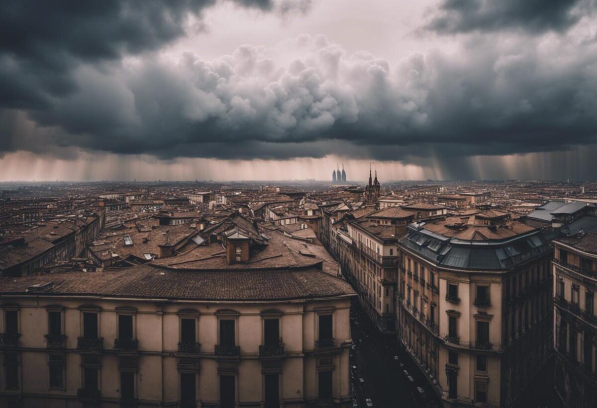 Le previsioni meteo indicano che l’allerta per temporali a Milano rimane in vigore.