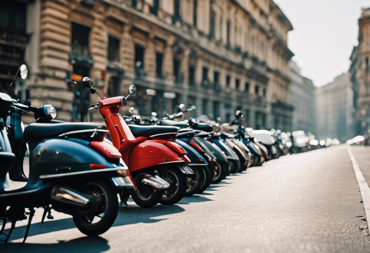 A Milano si scatena la follia: scooter gettati a terra e automobili distrutte.