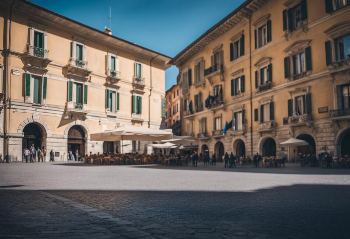 Il nuovo edificio in Piazza Garibaldi è in uno stato di deterioramento e perde pezzi, il che lo rende pericoloso.