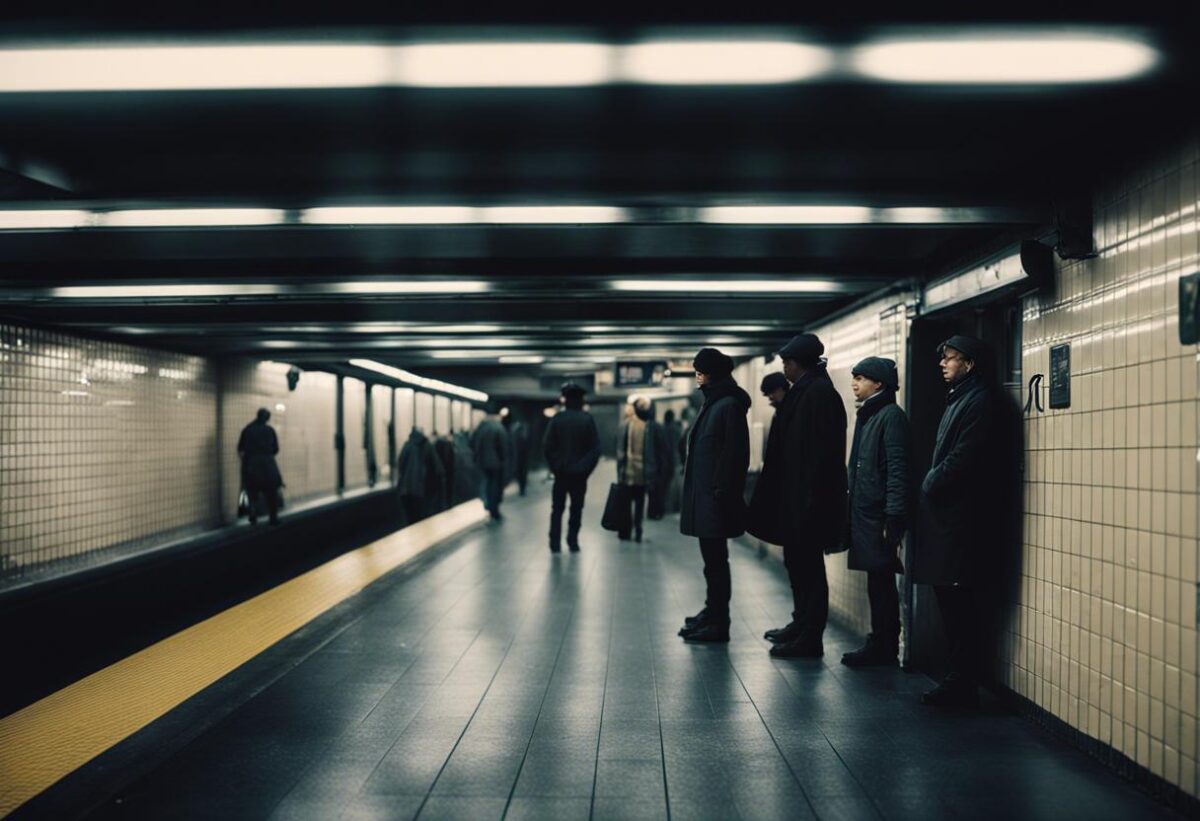 Alla fermata della metro, minacciano l’uomo con un coltello per sottrargli il suo zaino.