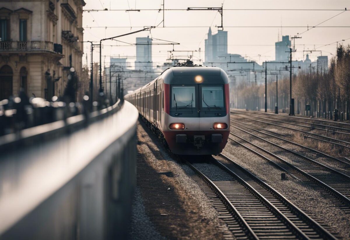 Un treno è deragliato a Milano a causa della caduta di un container dal vagone merci.