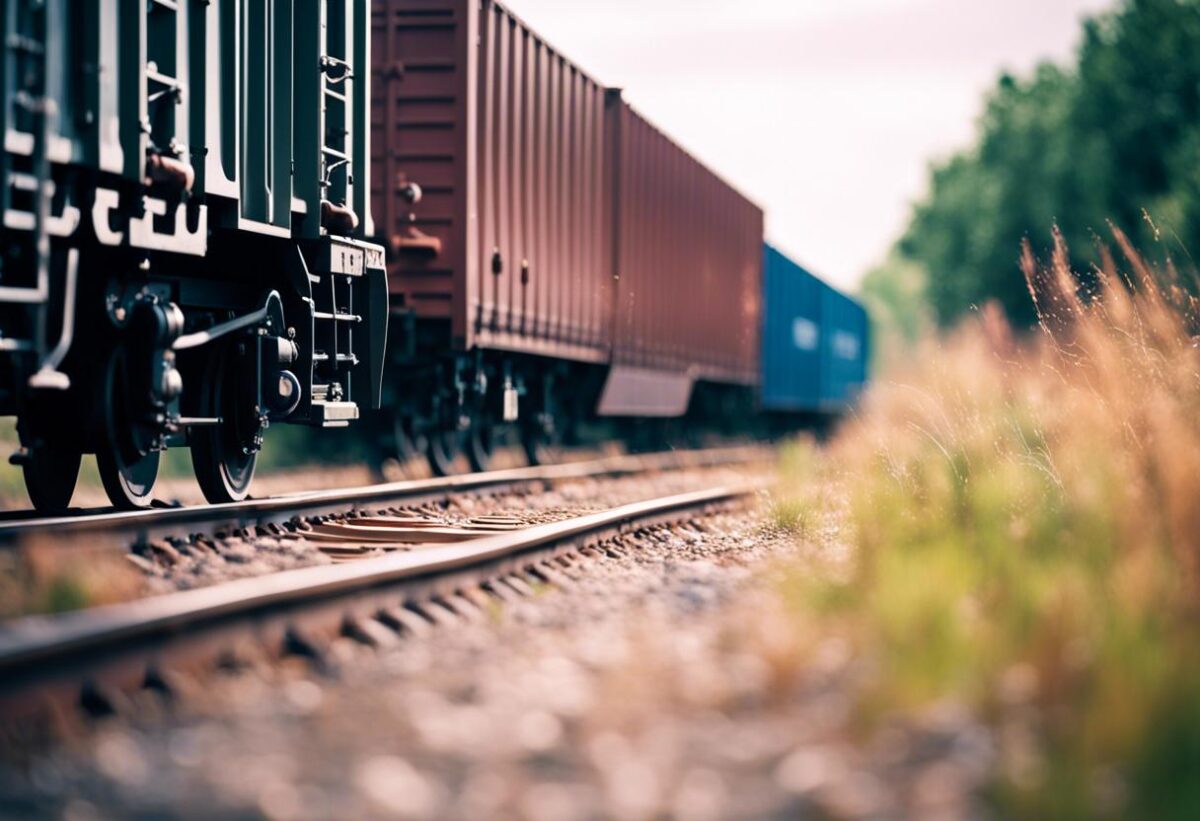 Un treno merci è deragliato perdendo un container, che ha colpito un treno di passeggeri, provocando feriti.