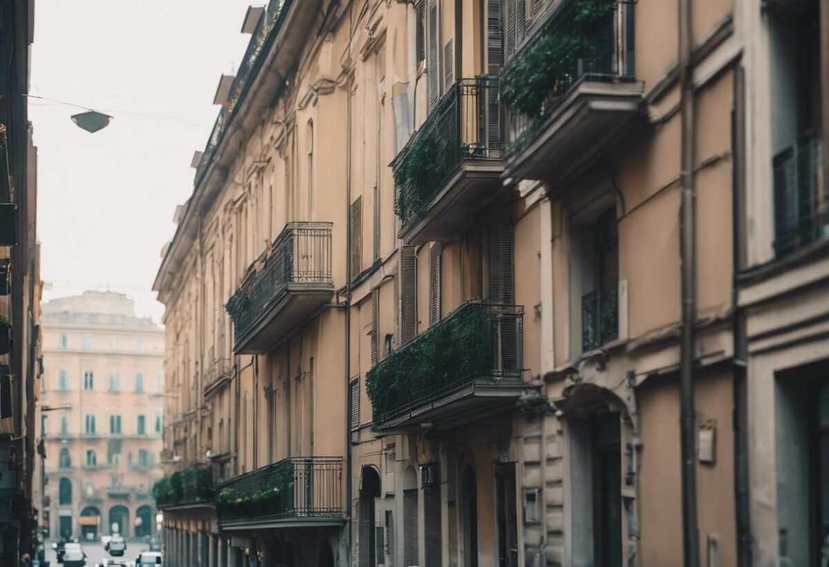 Per fortuna, non ci sono state vittime quando sassi e detriti sono caduti da un balcone lungo Viale Ripamonti a Milano.