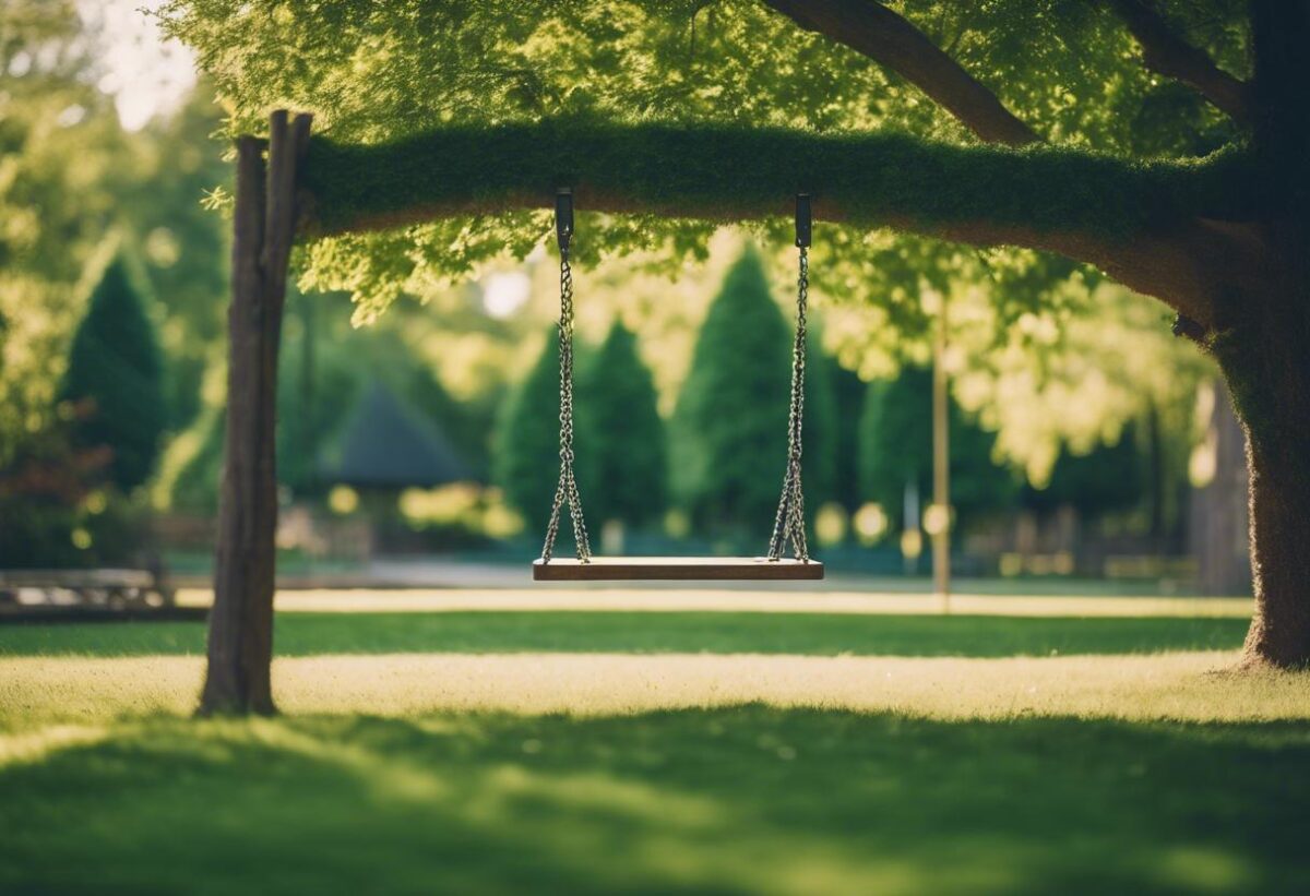 Swing, un’imponente altalena con 24 posti, è stata installata nel parco di Buccinasco per omaggiare il valore del relax e del tempo libero.