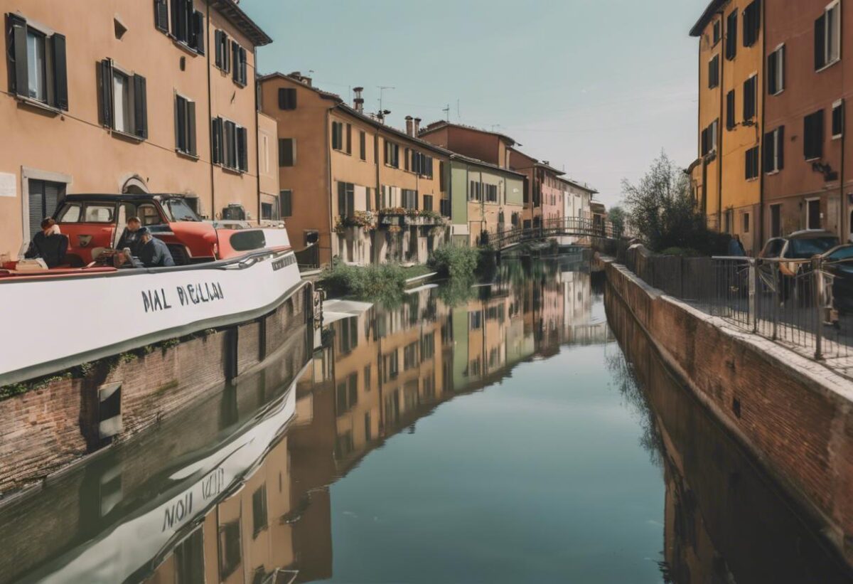 Un delinquente in fuga a Rozzano si getta nel Naviglio senza saper nuotare: viene salvato ed arrestato.