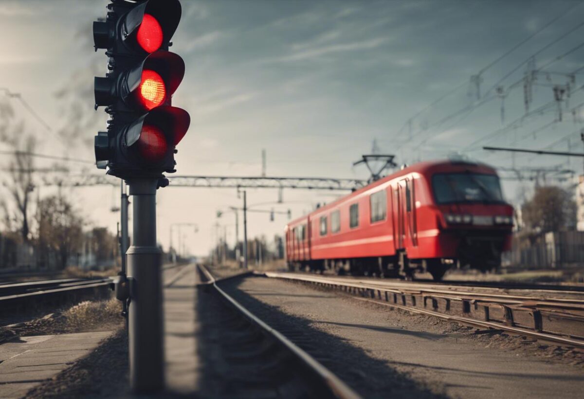 Il segnale luminoso rosso non si è illuminato, causando il deragliamento del treno.