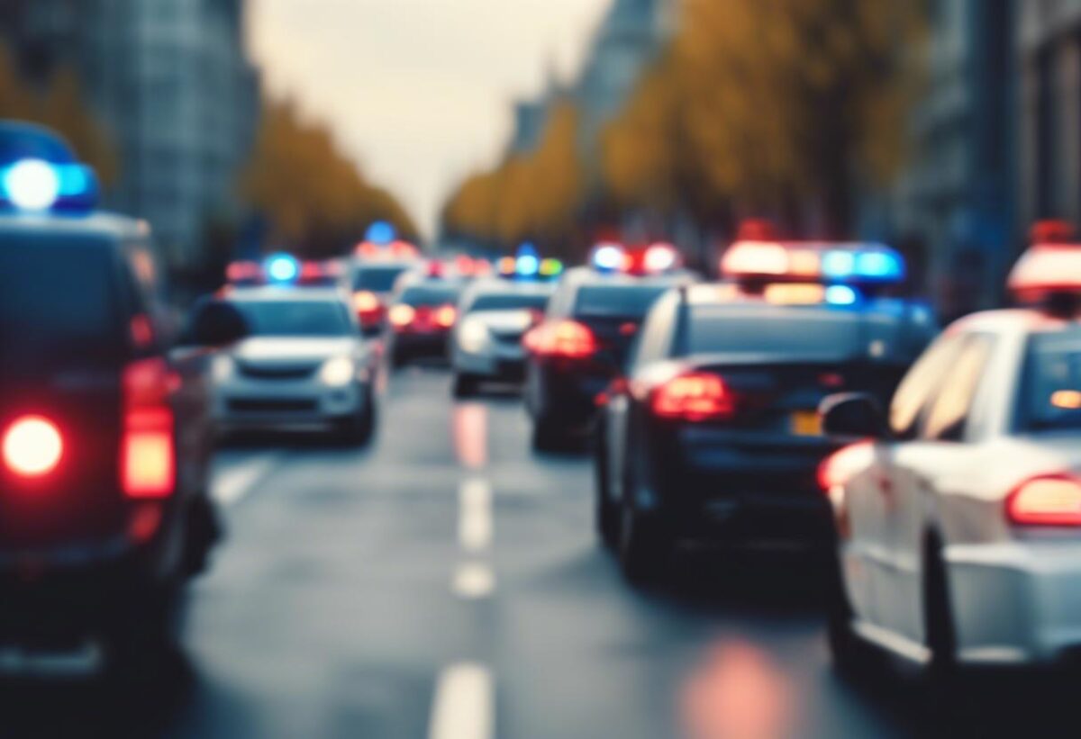 Un incidente coinvolgendo tre veicoli ha condotto a quattro infortuni, includendo una madre e suo figlio di 12 anni che si stavano recando a scuola.